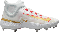 Бутсы Nike Alpha Huarache Elite 4 Mid Playoff Pack, белый