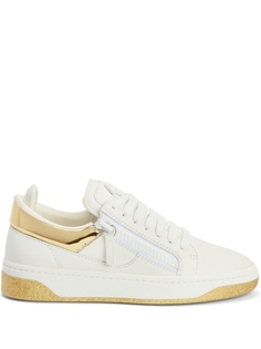 Giuseppe Zanotti кроссовки GZ94 с контрастной отделкой, белый