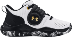 Кроссовки Under Armour Zone BB PS White Black, белый