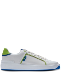 Кроссовки Balmain B-Court CM1VI321LTRN, белый/синий/зеленый