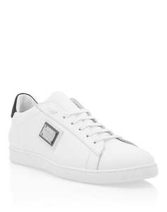 Кожаные кроссовки Philipp Plein TM, белый