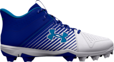 Бутсы Under Armour Leadoff Mid RM Royal White, синий