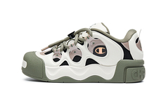 Кроссовки Champion Skateboarding Shoes Men Low-top Milk White/Velvet Brown, коричневый