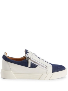 Giuseppe Zanotti кроссовки в стиле колор-блок, белый