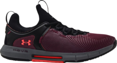 Кроссовки Under Armour HOVR Rise 2 Dark Maroon Black, красный