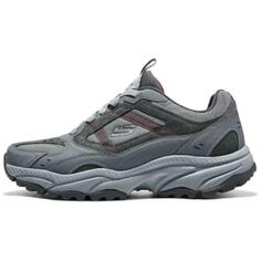 Кроссовки Skechers OUTDOOR MENS Lifestyle Shoes Men Low-top Charcoal Grey/red, серый/красный