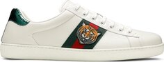 Кроссовки Gucci Ace Embroidered Tiger, белый