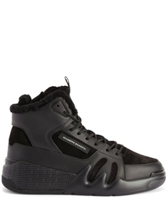 Giuseppe Zanotti кроссовки Talon Winter со вставками, черный