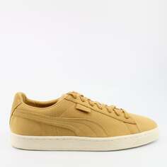 Мужские текстильные кроссовки Basket Classic Cocoon на шнуровке 366984 03 Puma, коричневый