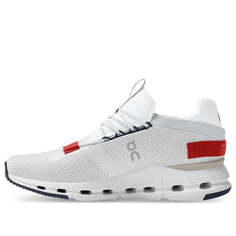 Кроссовки On Running Cloudnova White Red, белый