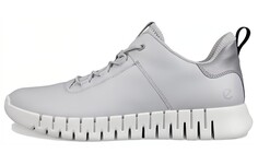 Кроссовки ecco Lifestyle Shoes Men Low-top Silver Gray, серый