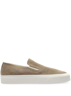 Common Projects замшевые кроссовки-слипоны, нейтральный цвет