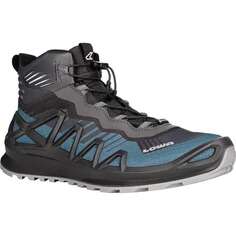 Беговые кроссовки Merger GTX Mid Trail мужские Lowa, цвет Steel Blue/Anthracite