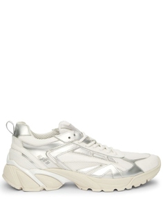 MSGM кроссовки Skate с эффектом потертости, белый