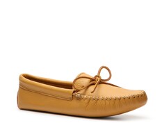 Тапочки-мокасины Minnetonka с двойной мягкой подошвой, рыжевато-коричневый