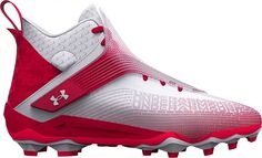 Мужские футбольные бутсы Under Armour Hammer MC, белый/красный