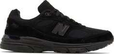 Кроссовки New Balance 993 Made in USA Triple Black, черный