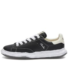 Maison Mihara Yasuhiro Charles Original Sole Low Leather Sne, черный