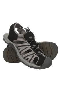 Shandals Удобные пляжные походные сандалии с закрытым носком Mountain Warehouse, черный