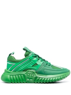 Philipp Plein кроссовки Hexagon Runner, зеленый