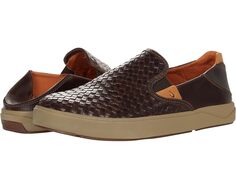 Кроссовки OluKai Laeahi Lauhala, цвет Dark Wood/Dark Wood