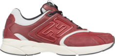 Кроссовки Fendi Faster Trainer Burgundy, красный