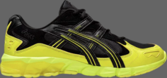 Кроссовки gel kayano 5 kzn black yellow Asics, черный