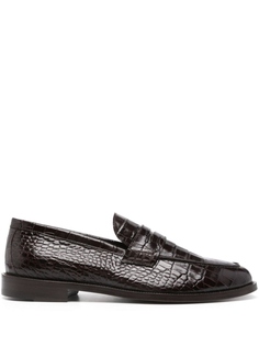 Manolo Blahnik мокасины Perry, коричневый