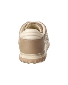 Кроссовки Gucci MAC80 из парусины и кожи, бежевый