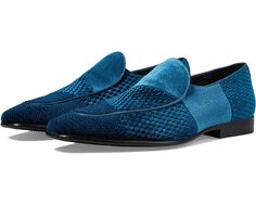 Оксфорды Stacy Adams Shapshaw Velour Slip-On Loafer, цвет Teal