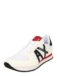 Кроссовки Armani Exchange, белый/не совсем белый