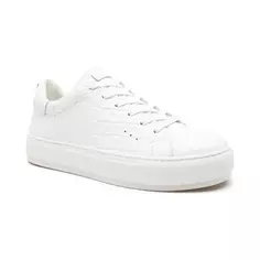 Спортивная обувь Laney из кожи крокодила Kurt Geiger, белый