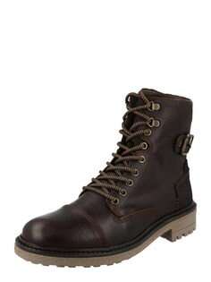 Ботинки на шнуровке Bullboxer, темно коричневый