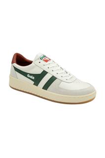 Кожаные кроссовки на шнуровке Grandslam Classic Gola, белый