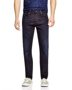 Джинсы узкого кроя 3301 Slander в цвете Dark Aged G-STAR RAW, цвет Blue
