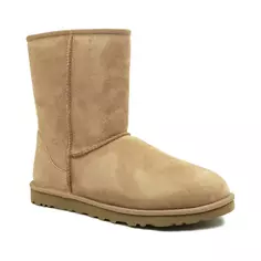 Кожаные классические зимние ботинки Ugg, коричневый