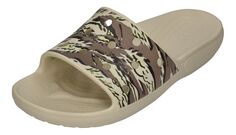 Мюли Crocs Classic Printed Camo Slide, натуральный