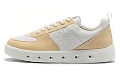 Кроссовки ecco Skateboarding Shoes Men Low-top Yellow White, бежевый
