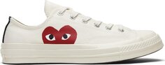 Кроссовки Converse Comme des Garçons x Chuck 70 Ox Play, белый