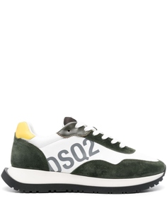 Кроссовки Dsquared2 Running, белый/черный/желтый