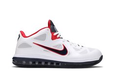 Кроссовки Nike Lebron 9 Low USA, белый