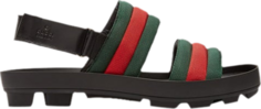 Кроссовки Gucci Web Sandal Black, черный