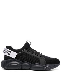 Кроссовки Moschino Lace-up, черный/белый