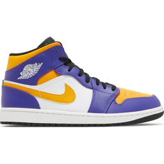 Кроссовки Nike Air Jordan 1 Mid, фиолетовый