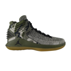 Кроссовки Air Jordan 32 Veterans Day, зеленый