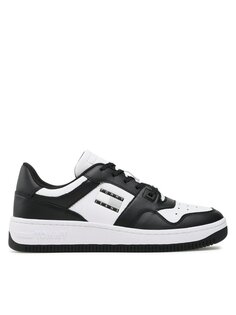 Кроссовки Basket Leather Tommy Jeans, черный