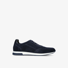 Низкие кроссовки Bannister из замши со вставками Loake, синий