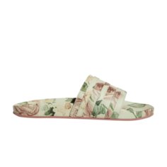 Кроссовки Adidas Eric Emanuel x Adilette Floral, кремовый