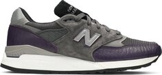 Кроссовки New Balance 998 Made in the USA Purple Croc, фиолетовый