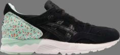 Кроссовки wmns gel lyte 5 black green sprinkles Asics, черный